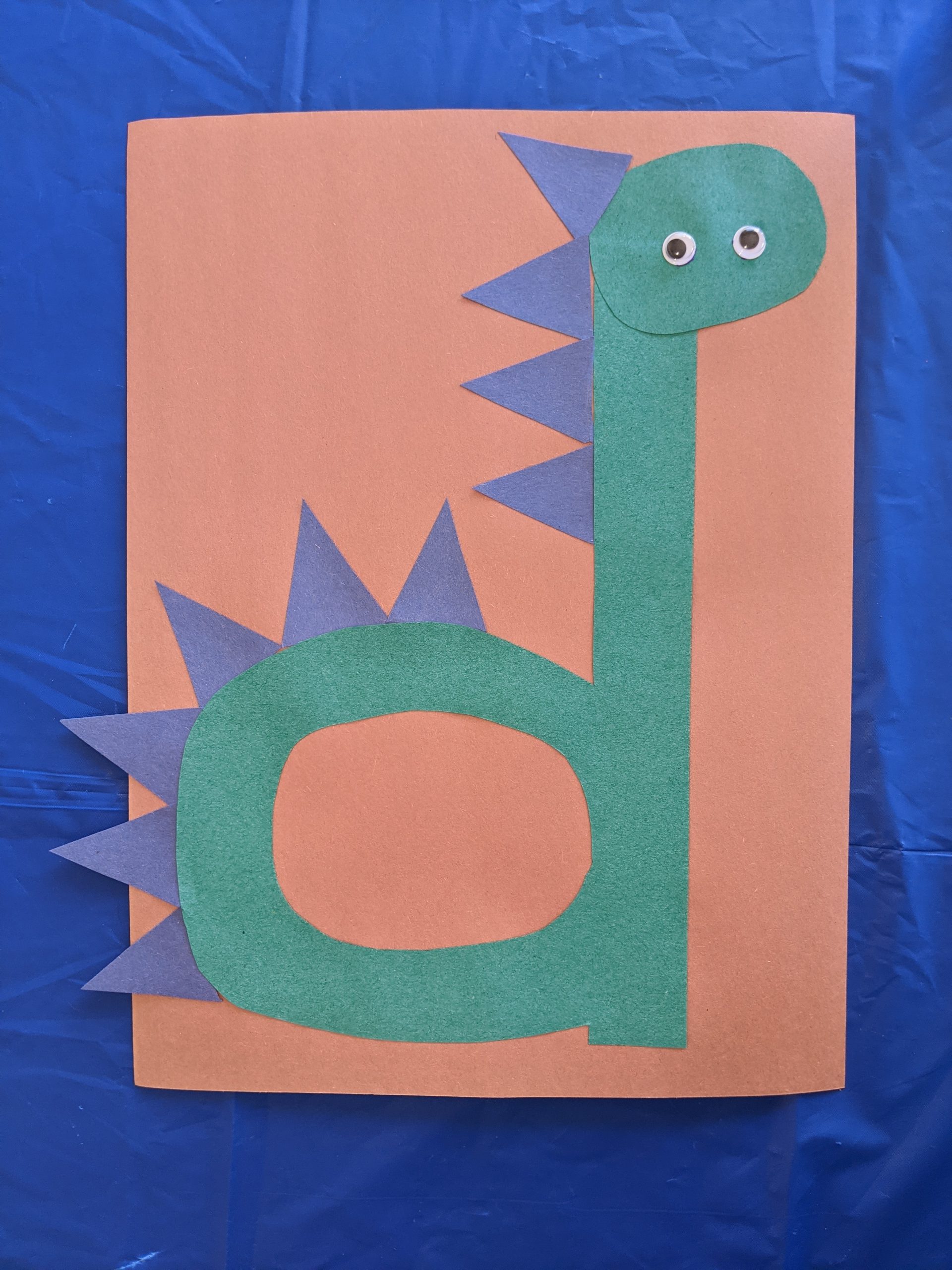 Lowercase Letter D Craft - Dinosaur - Home With Hollie