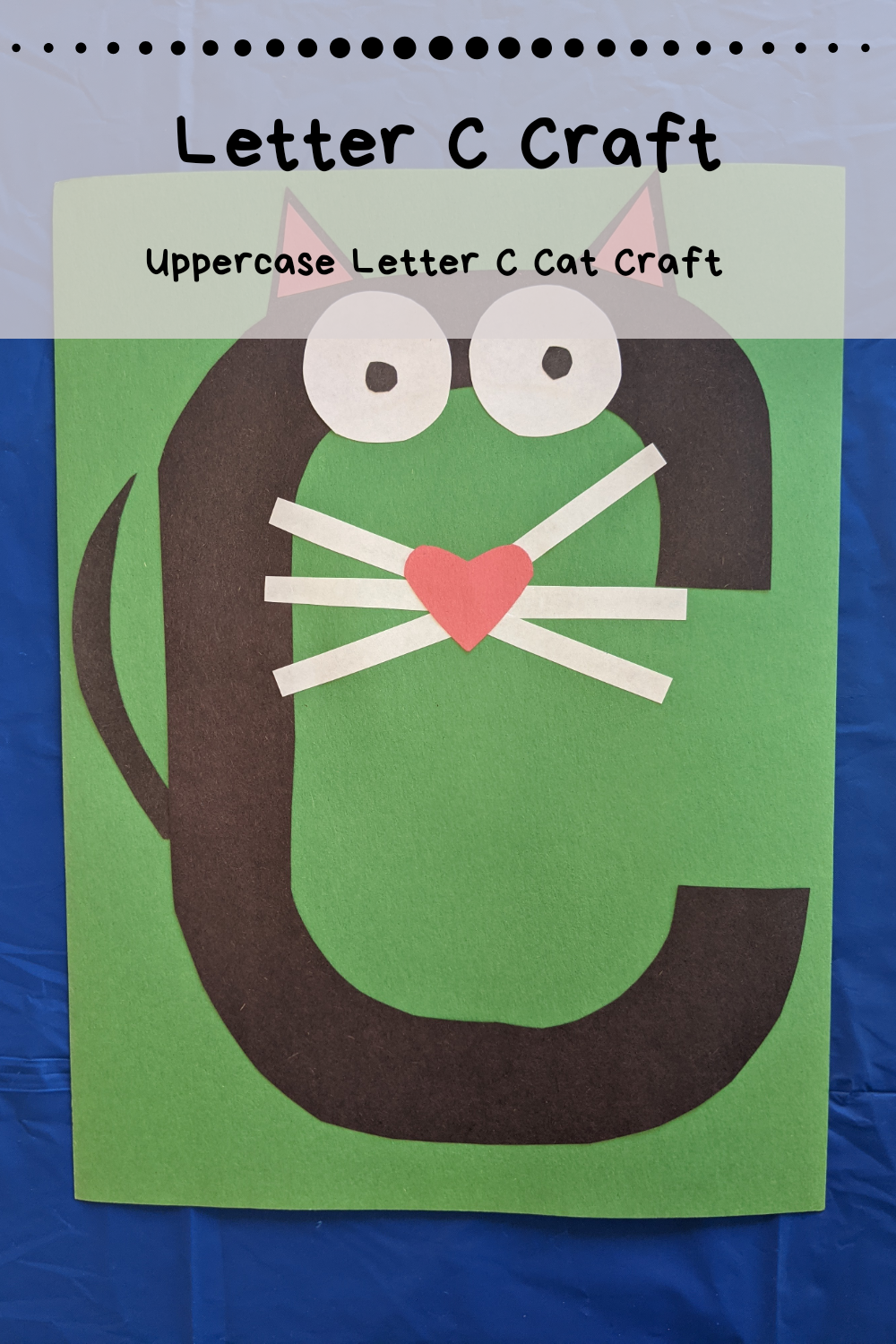Uppercase Letter C Craft for Preschool Home With Hollie