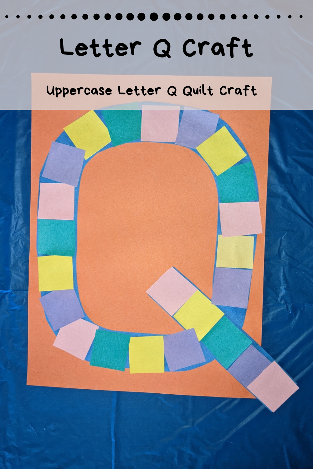 Uppercase Letter Q Craft for Preschool Home With Hollie