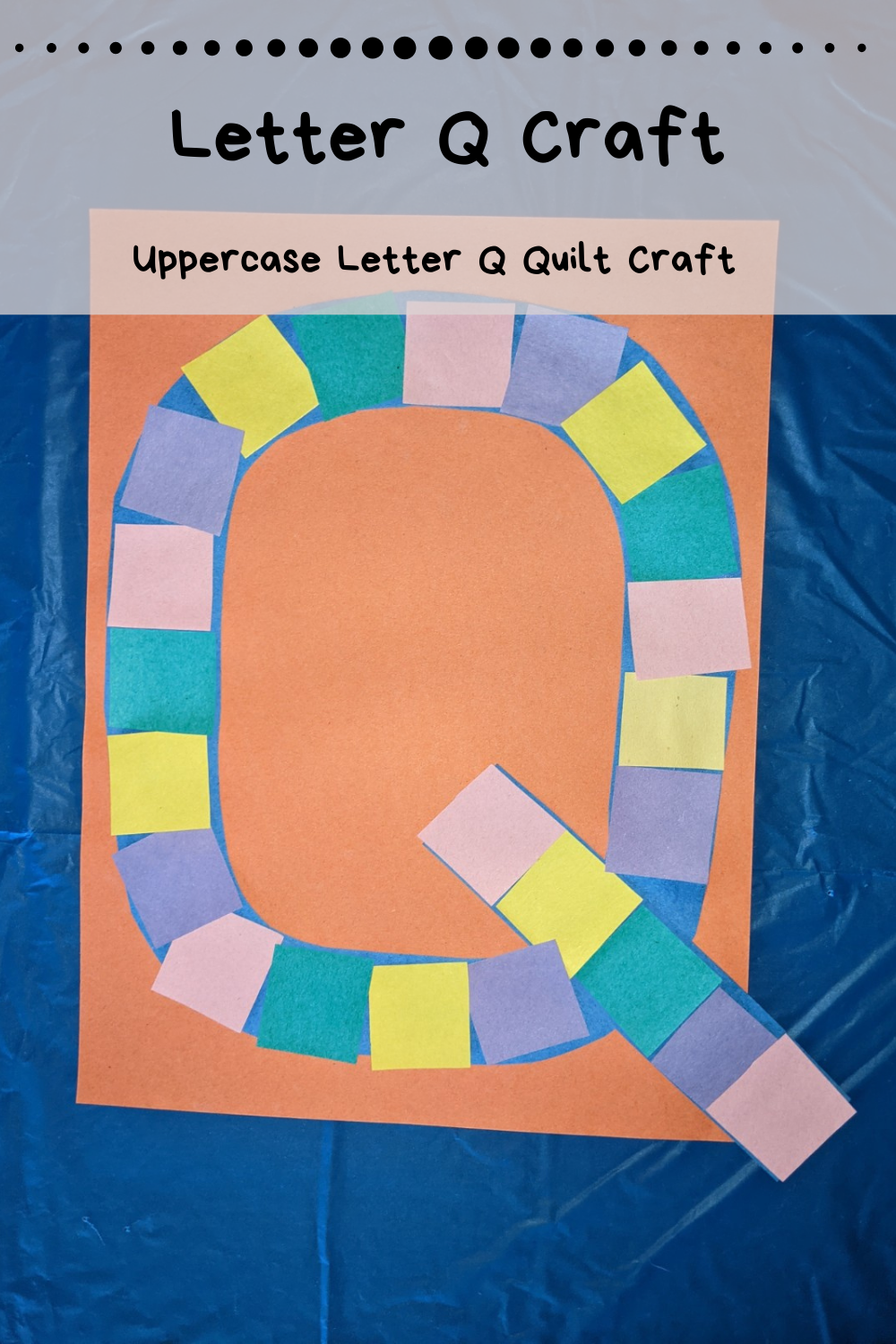 Uppercase Letter Q Craft for Preschool - Home With Hollie